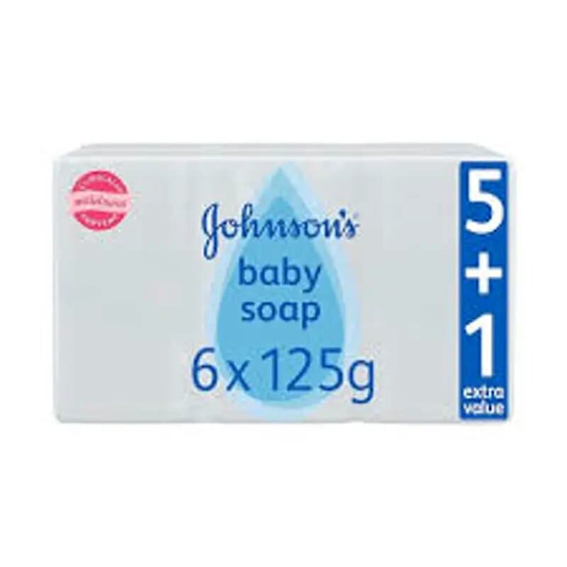 Johnson & johnson Baby Soap 125 g 5 + 1 Free