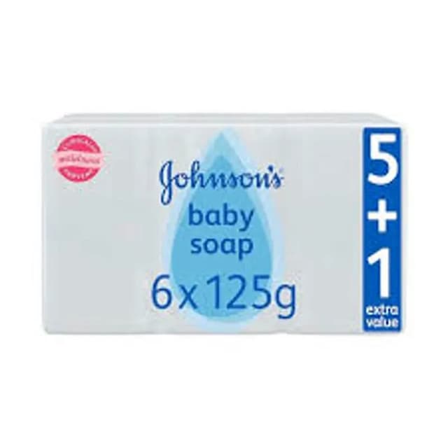 Johnson & johnson Baby Soap 125 g 5 + 1 Free