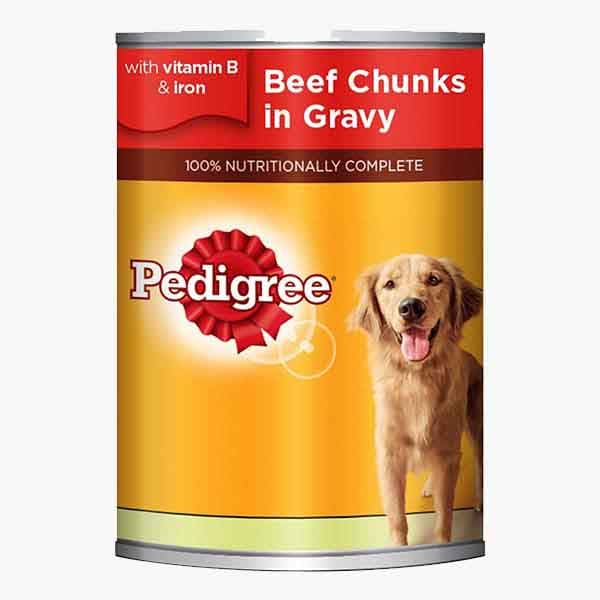 Pedigree Beef Chunks In Gravy 400 g