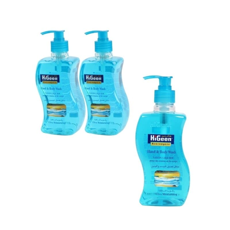 Higeen Hand& body Wash 500 mL 2 + 1 Free