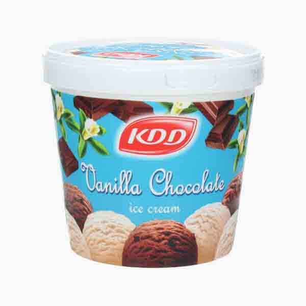 Kdd Vanilla Chocolate Ice Cream 1 L