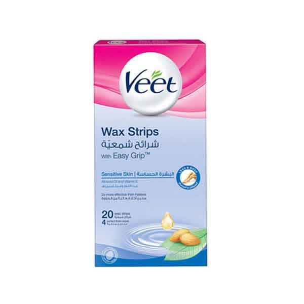 Veet Cold Wax Strips Sensitive 20 Pc