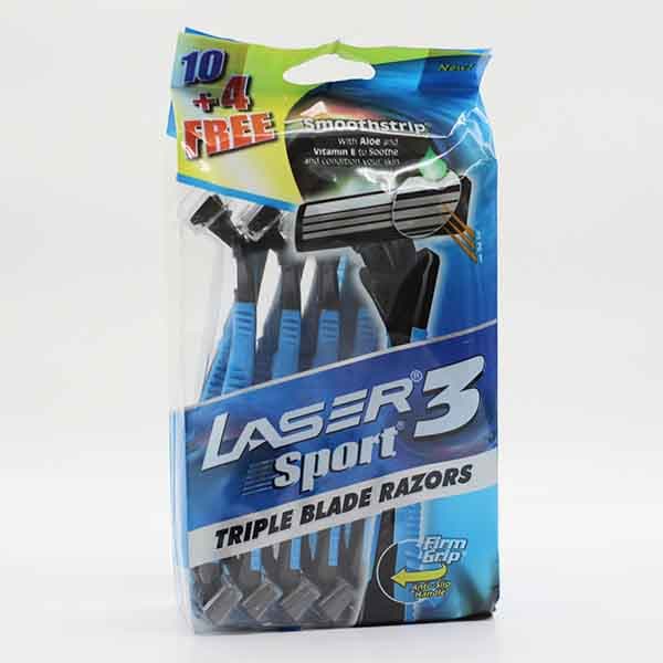 Laser Razors Tripple Balades 10 + 4 Pc