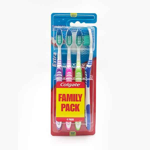 Colgate Extra Clean Tooth Brush 4 Pc