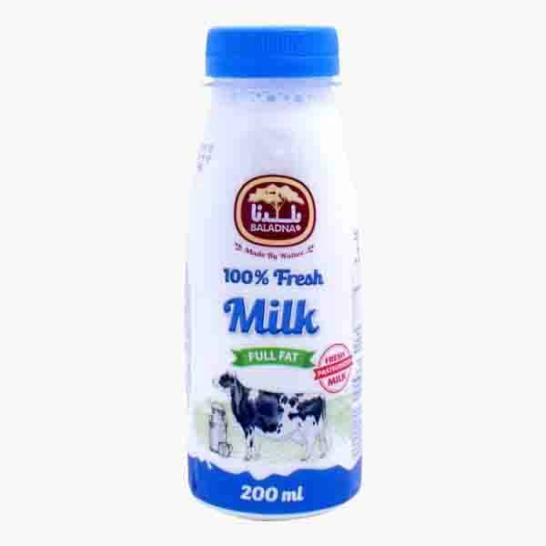 Baladna Full Fat Fresh Cow Milk 200 mL