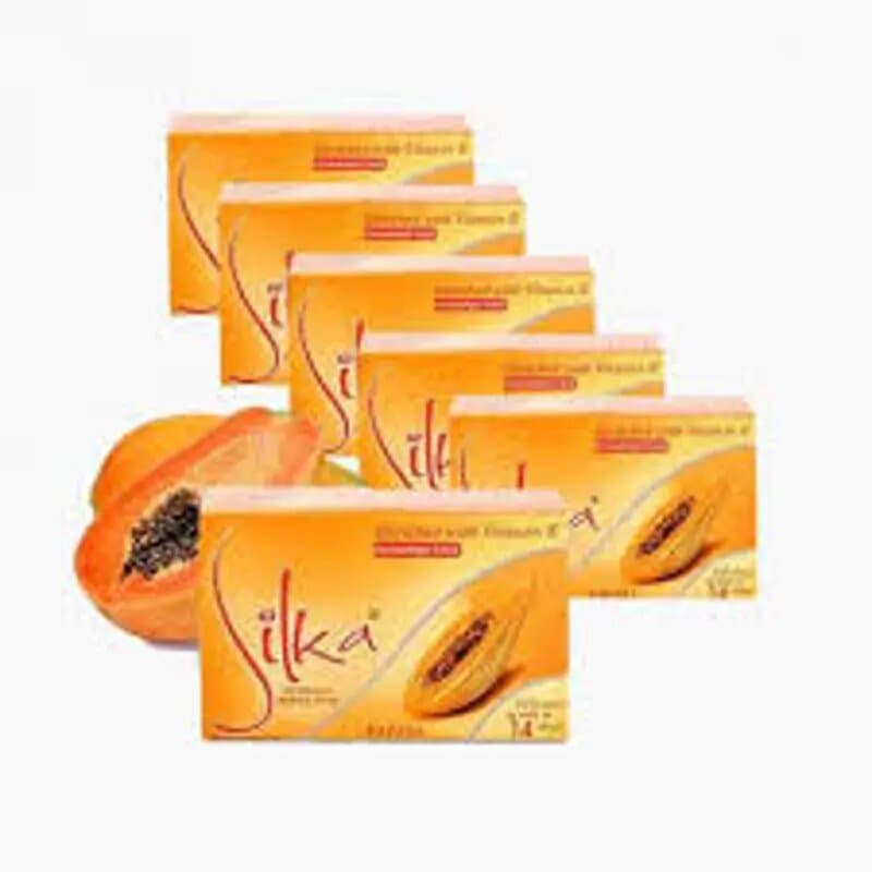 Silka Red Papaya Soap 5 x 135 g