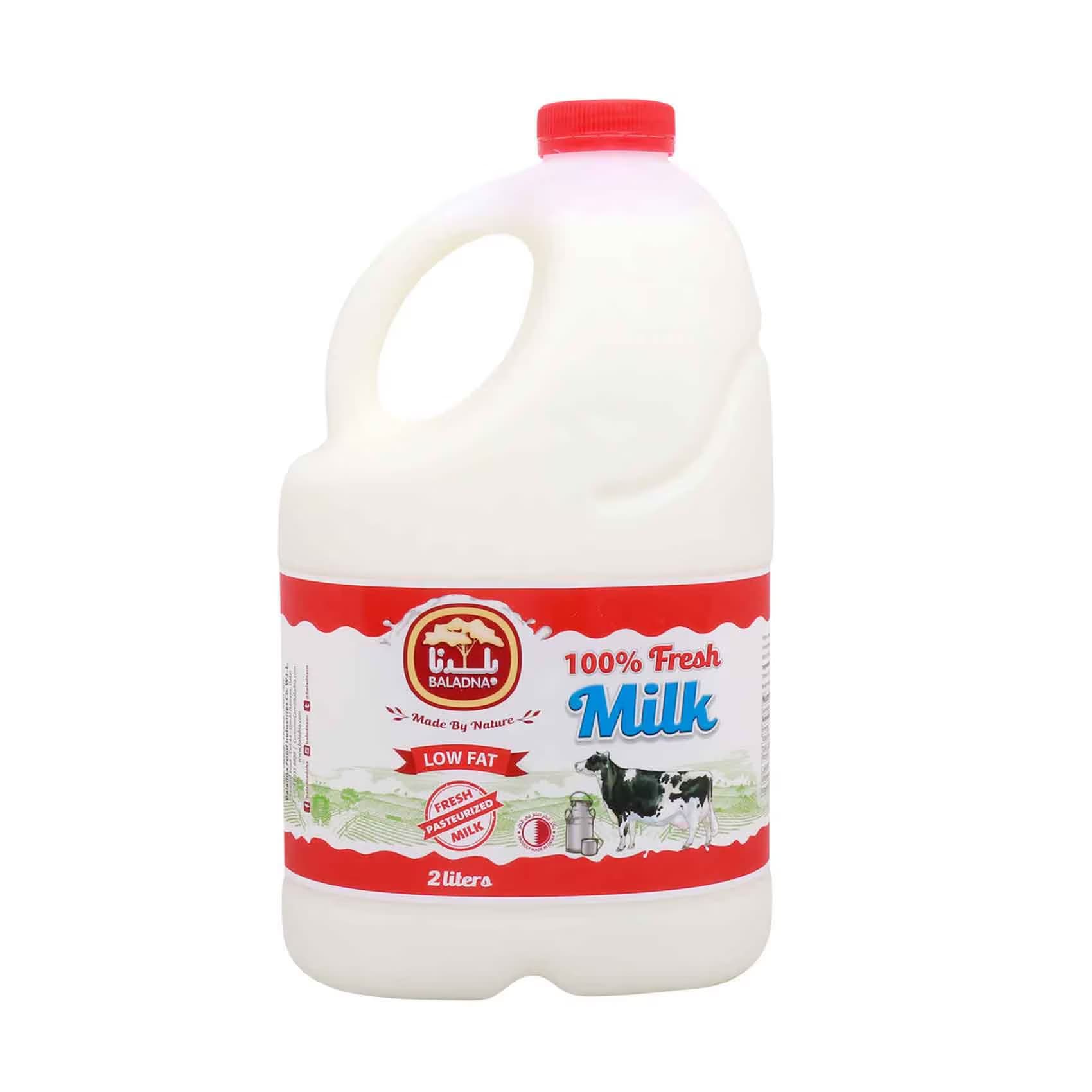 Baladna Fresh Milk Low Fat 2 L