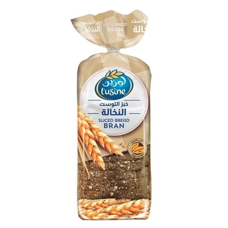 Lusine Sliced Bread Bran 615 g