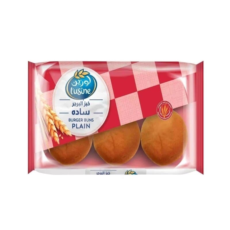 Lusine Burger Bun Plain 400 g