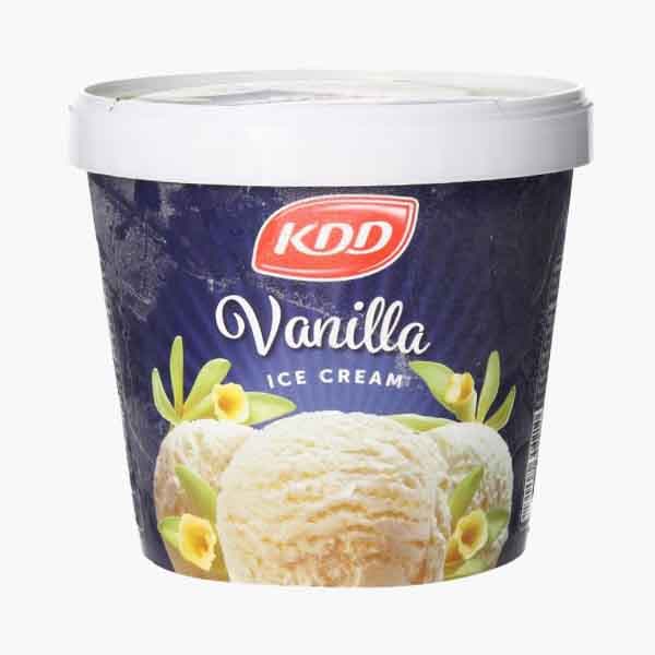 Kdd Vanila Ice Cream Tub 1 L