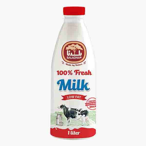 Baladna Fresh Milk Low Fat 1 L
