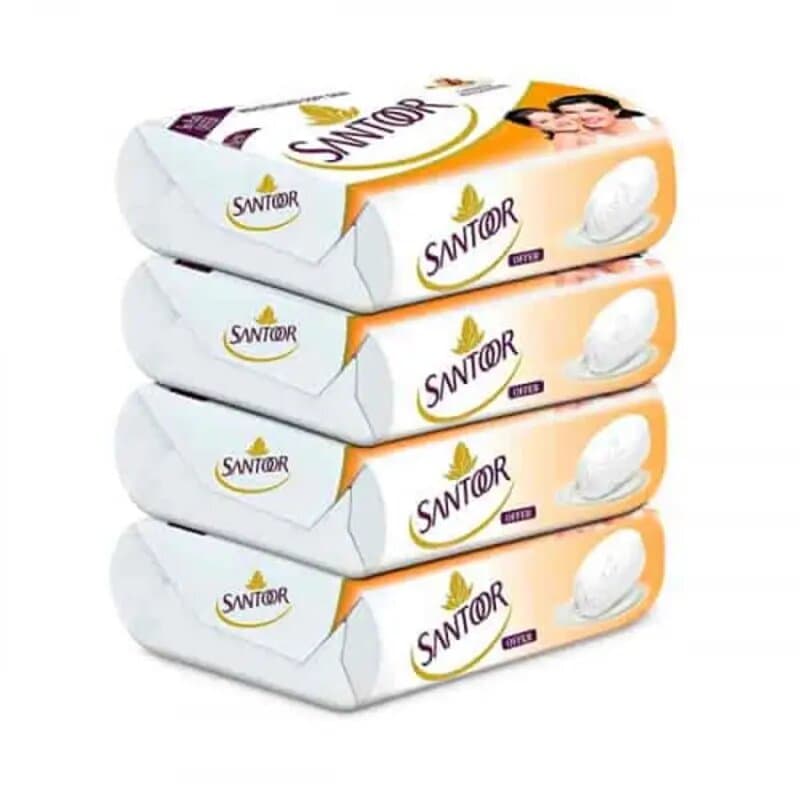 Santoor White Soap 4 x 175 g