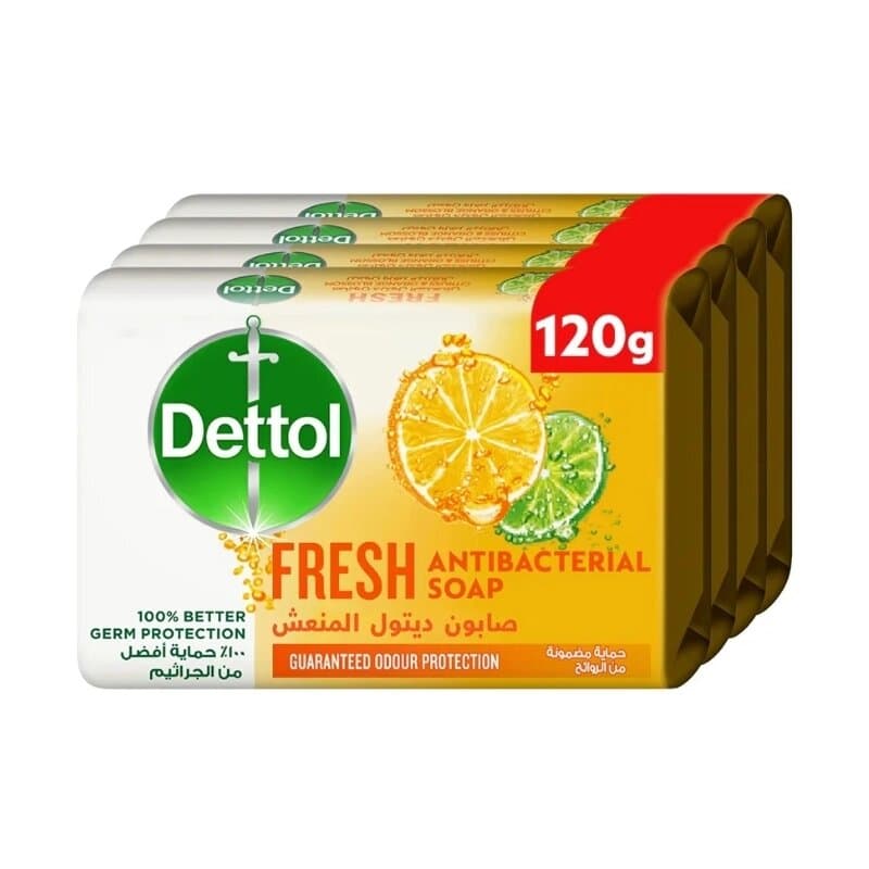 Dettol Fresh Soap 120 g 4 Pc + 2 Pack
