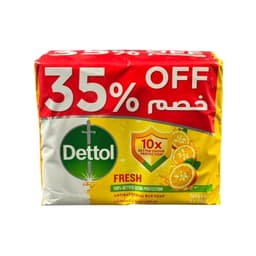 Dettol Soap Fresh 4 x 165 g - image 1