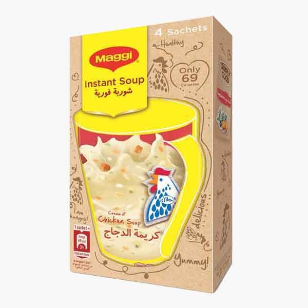 Maggi Cream Of Chicken Instant Soup 4 x 16 g
