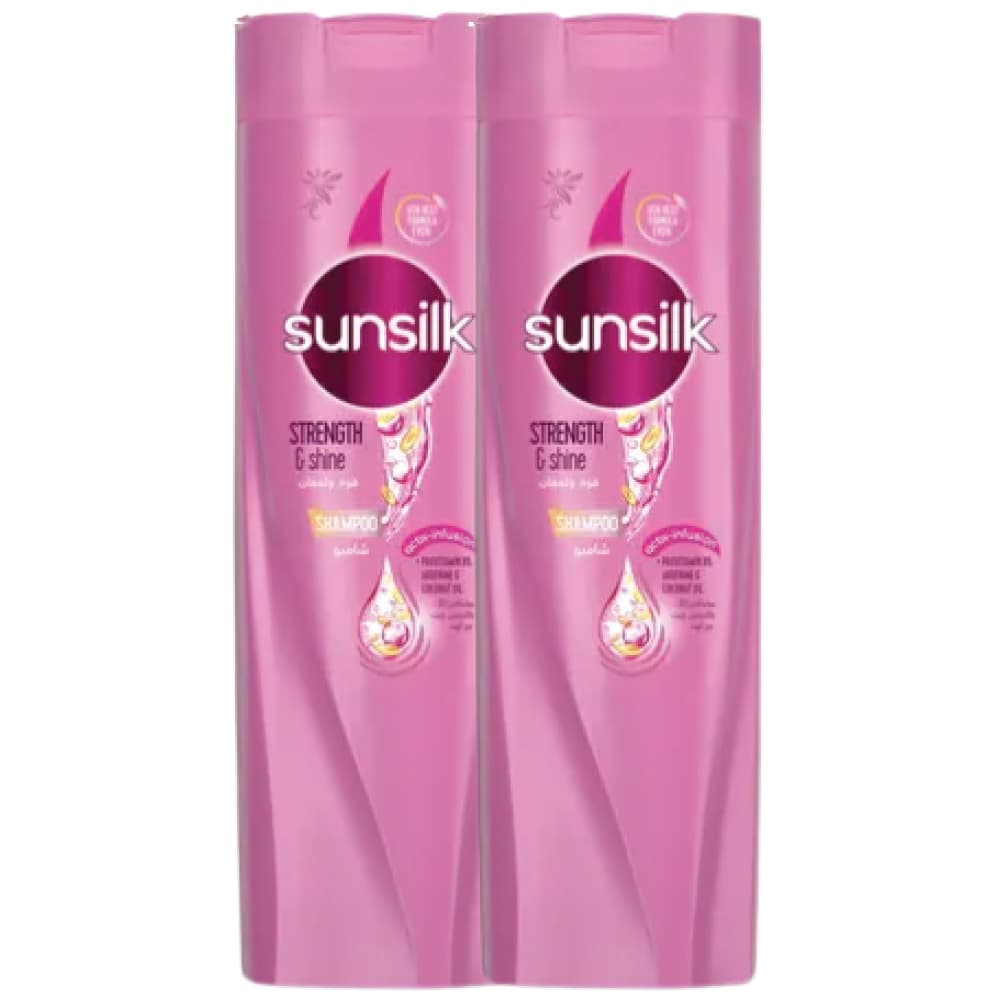 Sunsilk Shampoo Shine& strength 2 x 400 mL