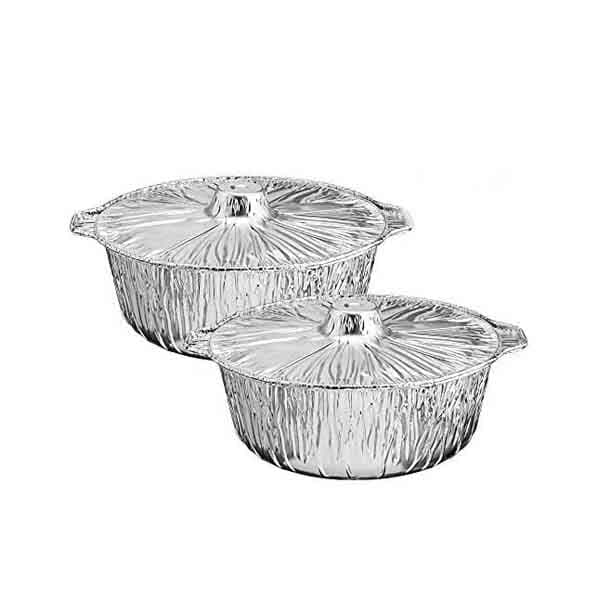 Food Pack Aluminium Pot Large With Lid 2