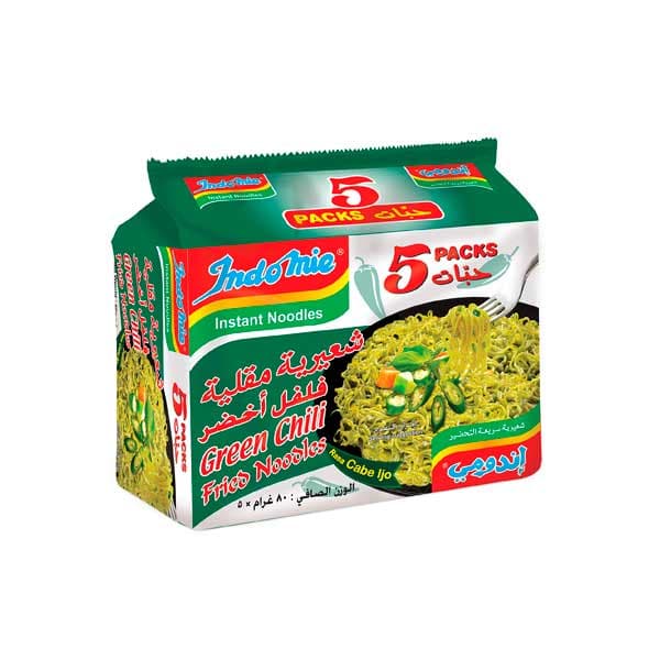 Indomie Green Chilli Flavour 5 x 75 g