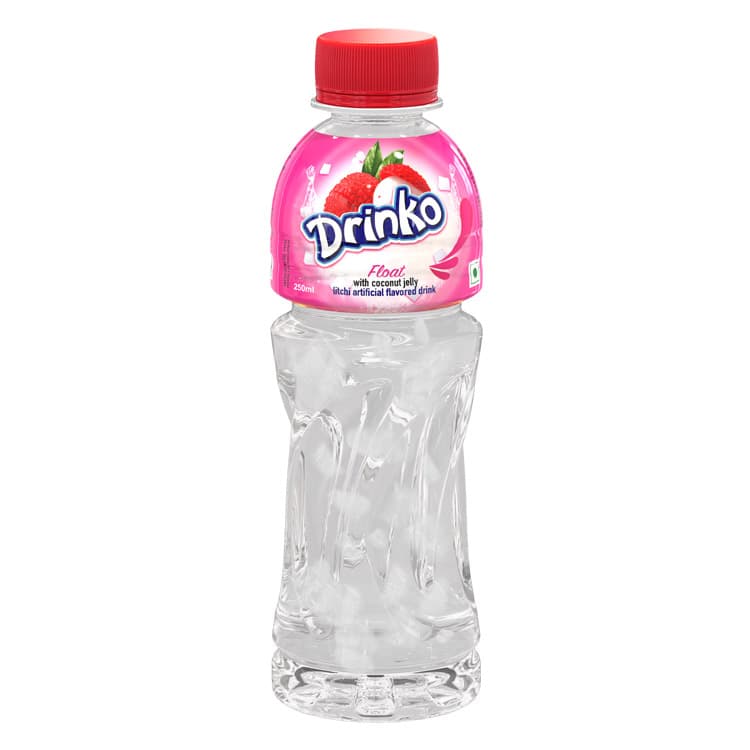 Pran Drinko Float Litchi Flavored Drink 260 mL