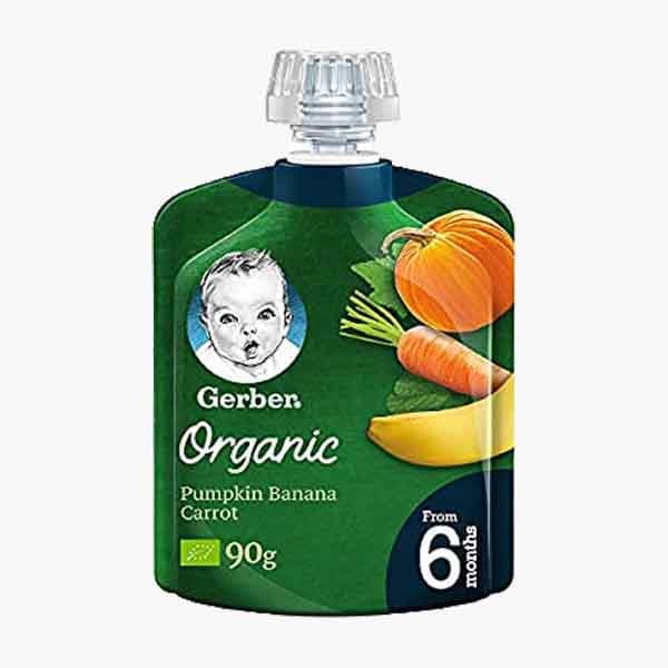 Gerber Organic Pumpkin Banana Carrot 90 g