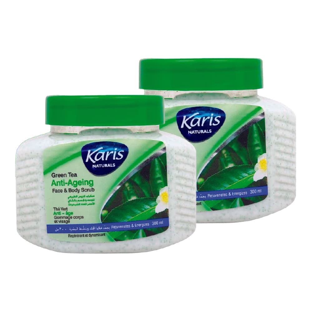 Karis F & B Scrub Green Tea 300 mL 1+1