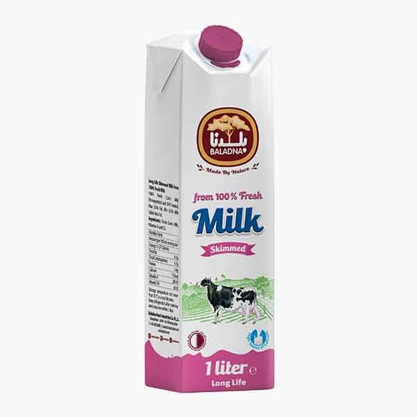 Baladna UHT Skimmed Milk 1 L