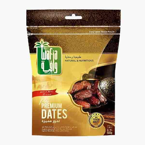 Wafia Pure Premium Dates Pouch 500 g