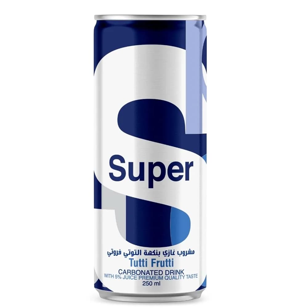 Super Tutti Frutti Carbonated Drink 250 mL