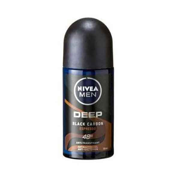 Nivea M Deo Roll On D Black Carbon 50 mL