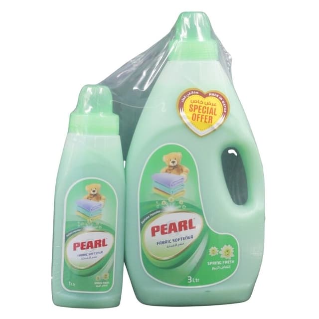 Prmo-pearl Fabric Softener Spring Fresh 3 L + 1 L