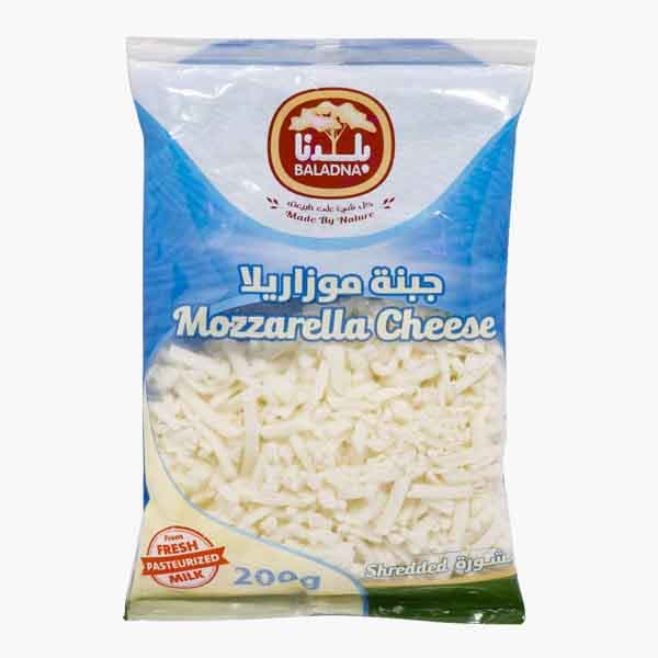 Baladna Mozzarella Shredded Full Fat Cheese 200 g