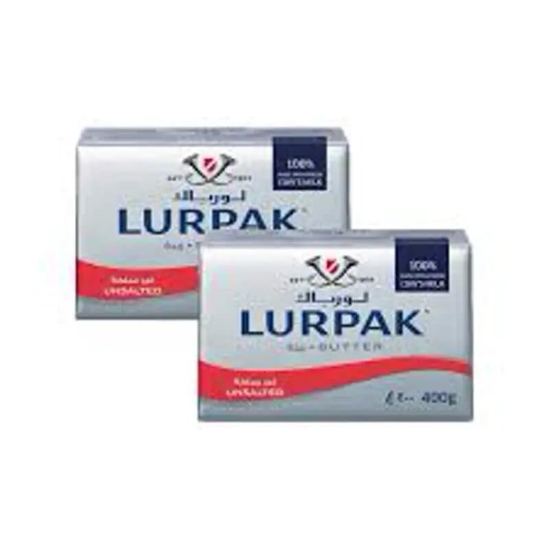 Prmo-lurpak Butter Unsalted 2 x 400 g