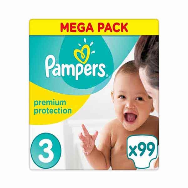 Pampers Premium Care Diapers S3 Mb 99 Pc