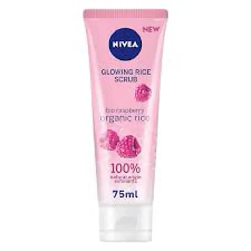 Nivea Face Wash Glowing Rice Scrub 75 mL
