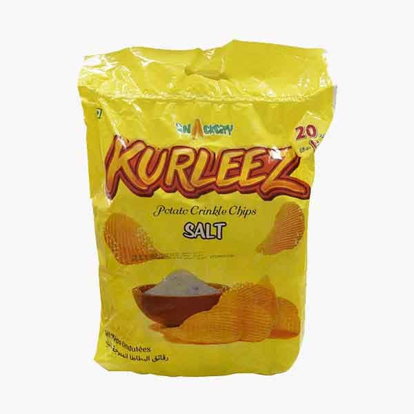 Kurleez Potato Crinkle Chips Salt 15 g