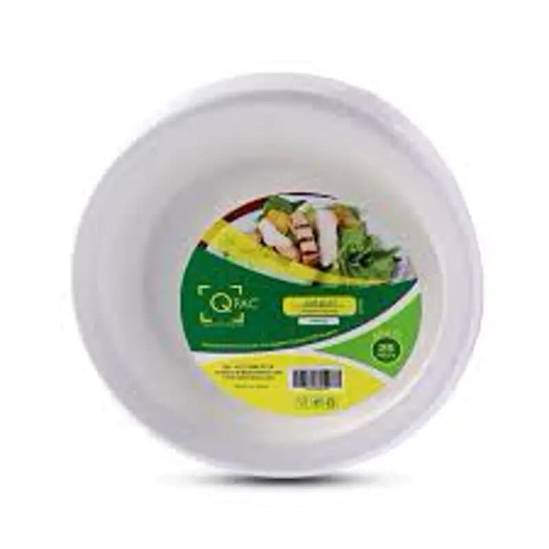 Qpac Foam Plates 25 Pc