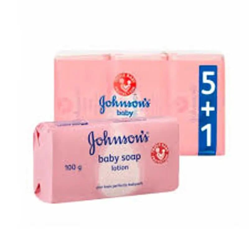 Johnsons Lotion Soap 100 g 5 + 1 Free