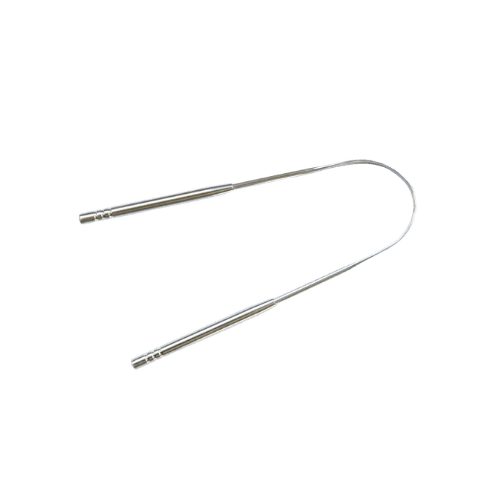 Sangeetha Tounge Cleaner Steel Plastic Grip Single