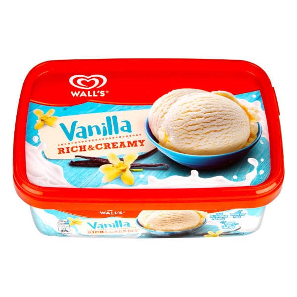 Walls Ice Cream Vanilla 1 L