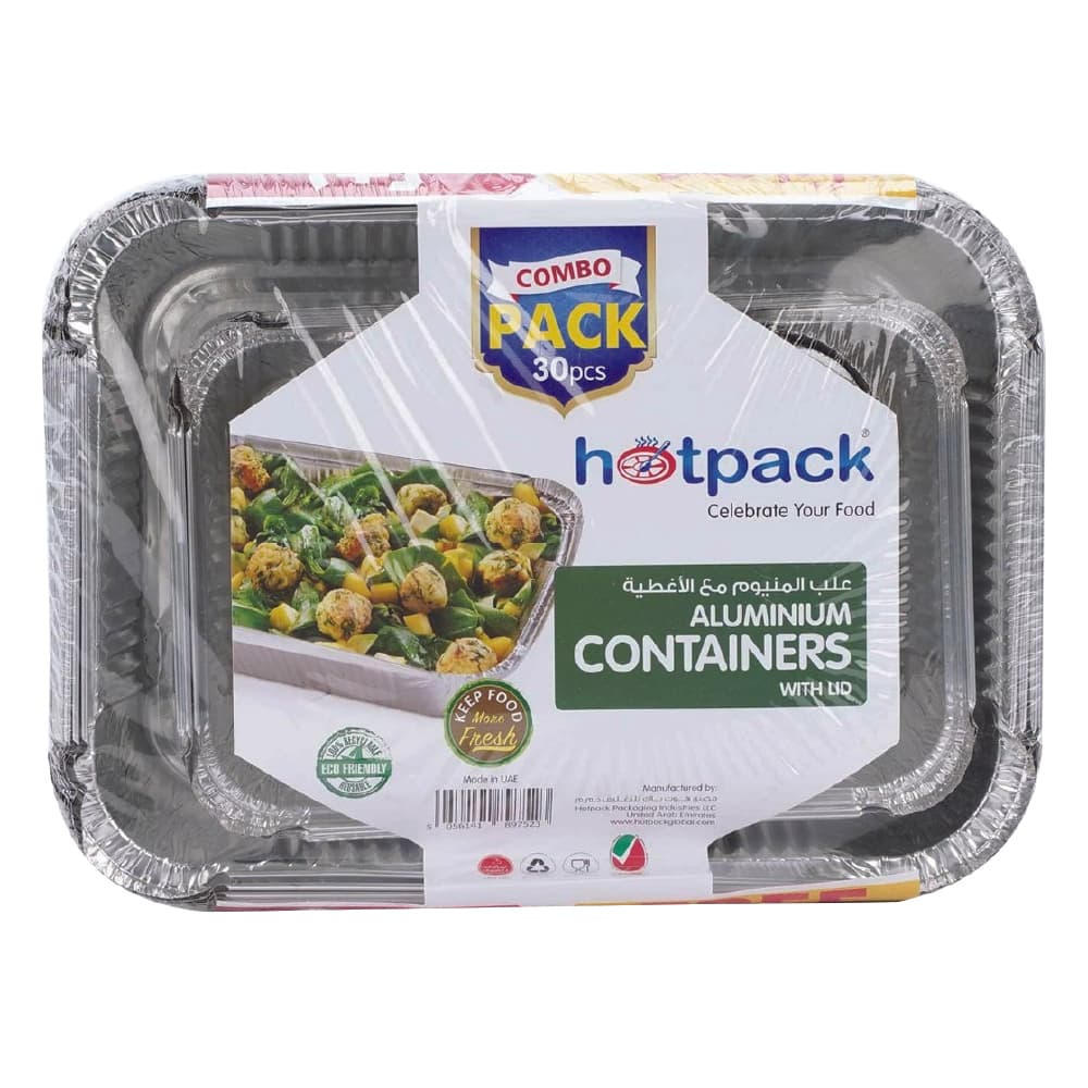 Hotpack Aluminium Container Combo Pack 10 2 + 1