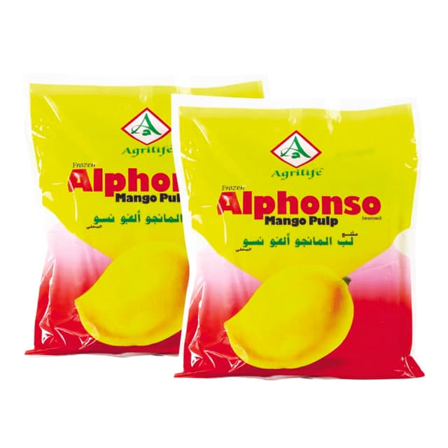 Agrilife Alphonso Mango Pulp 2 x 1 Kg