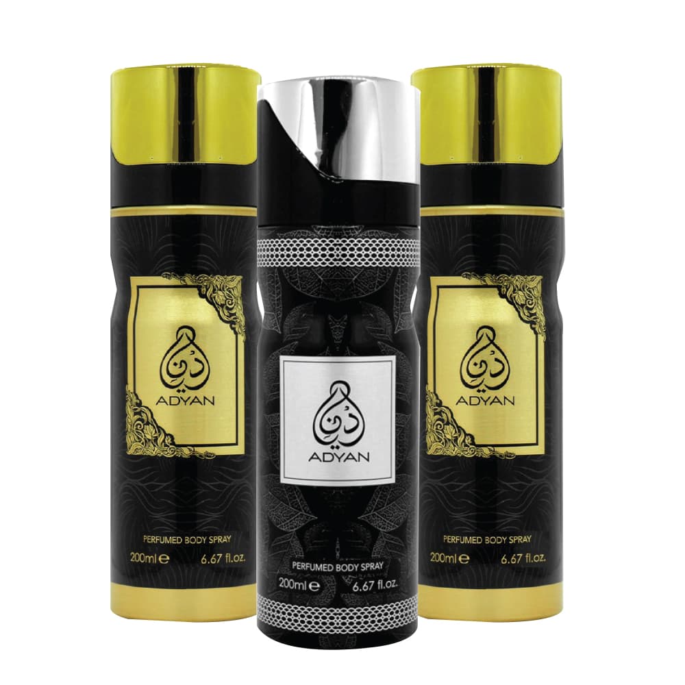 Adyan Deo Assoretd 200 mL 3 Pc Pack