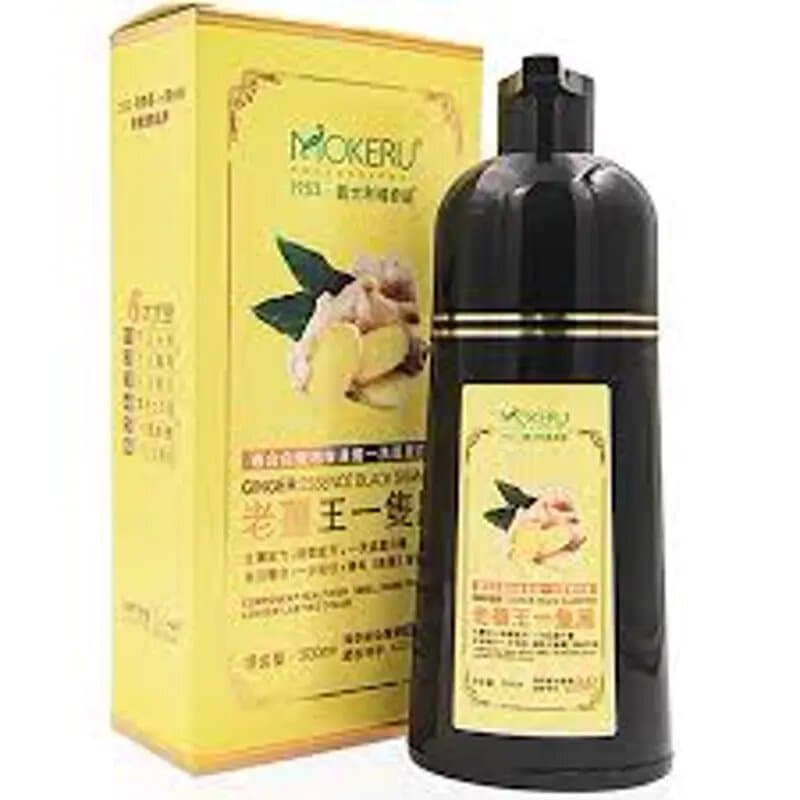 Mokeru Ginger Essence Black Shampoo 500 mL