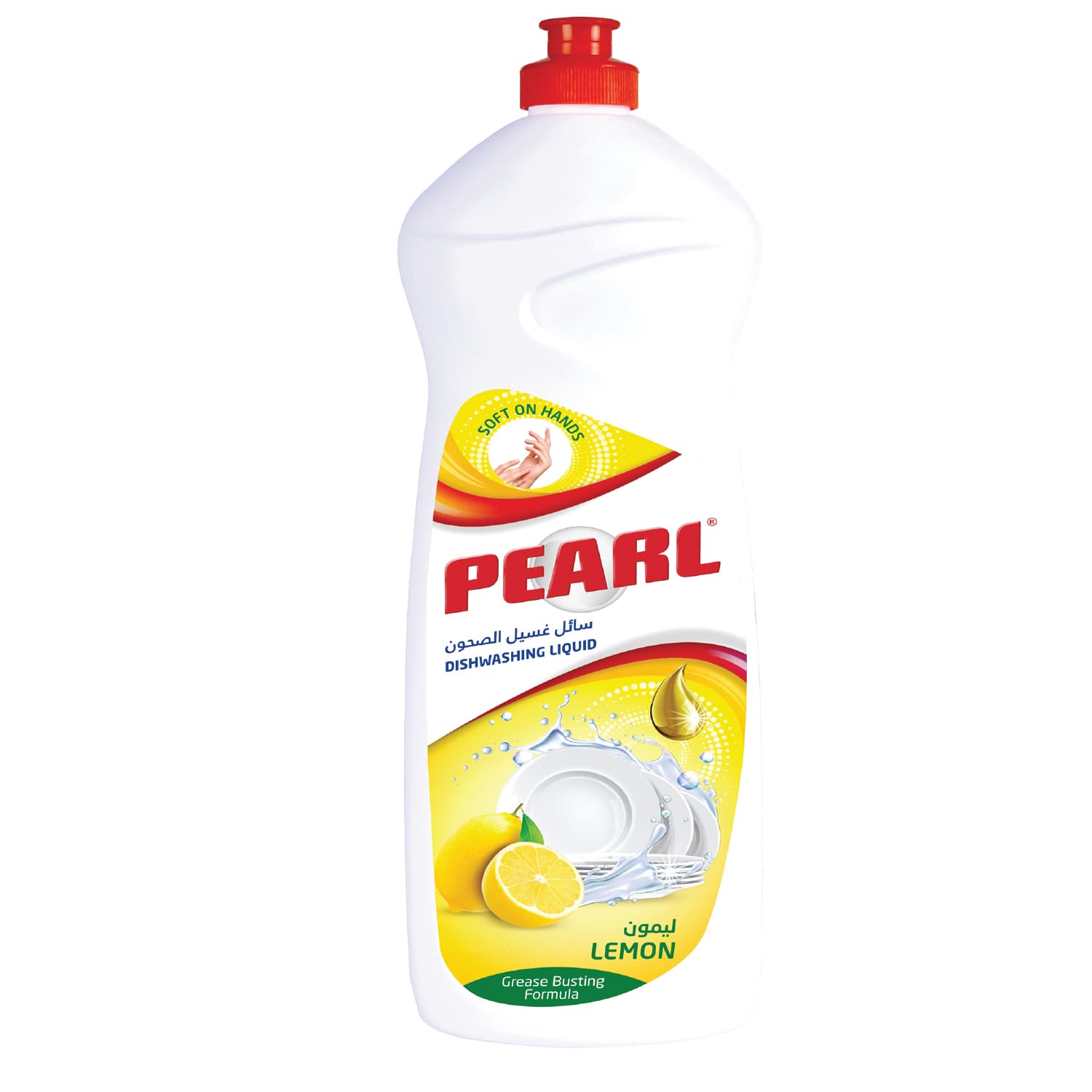 Pearl Dishwash Liquid Lemon 1.5 L