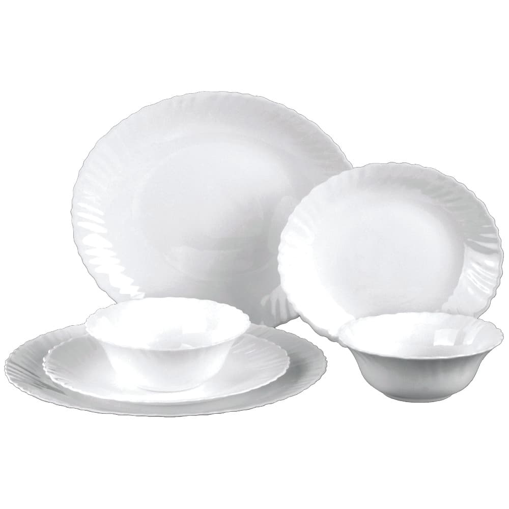 Royalford Rf 10287 Opalware Dinner Set Round 12 Pc