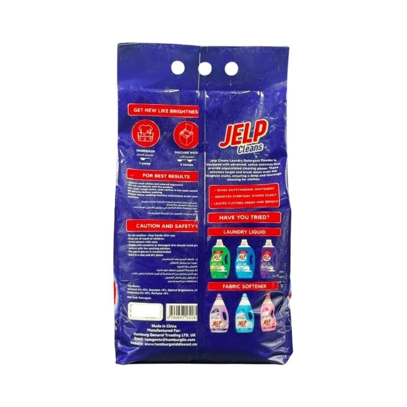 Jelp Clean Detergent Powder Bag 3 Kg