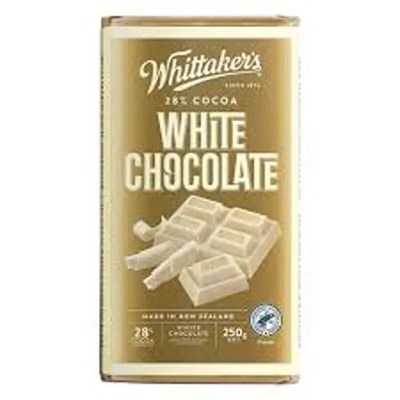 Whittakers Chocolate White Block 250 g