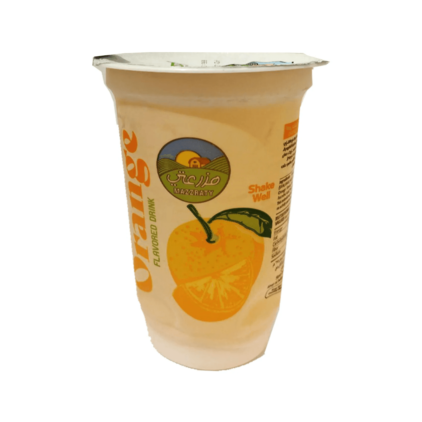 Mazzraty Orange Flavored Drink Cup 180 mL