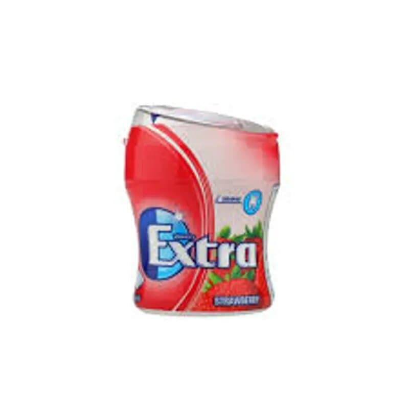 Wrigley Extra Biggie Bottle Strawberry 84 g