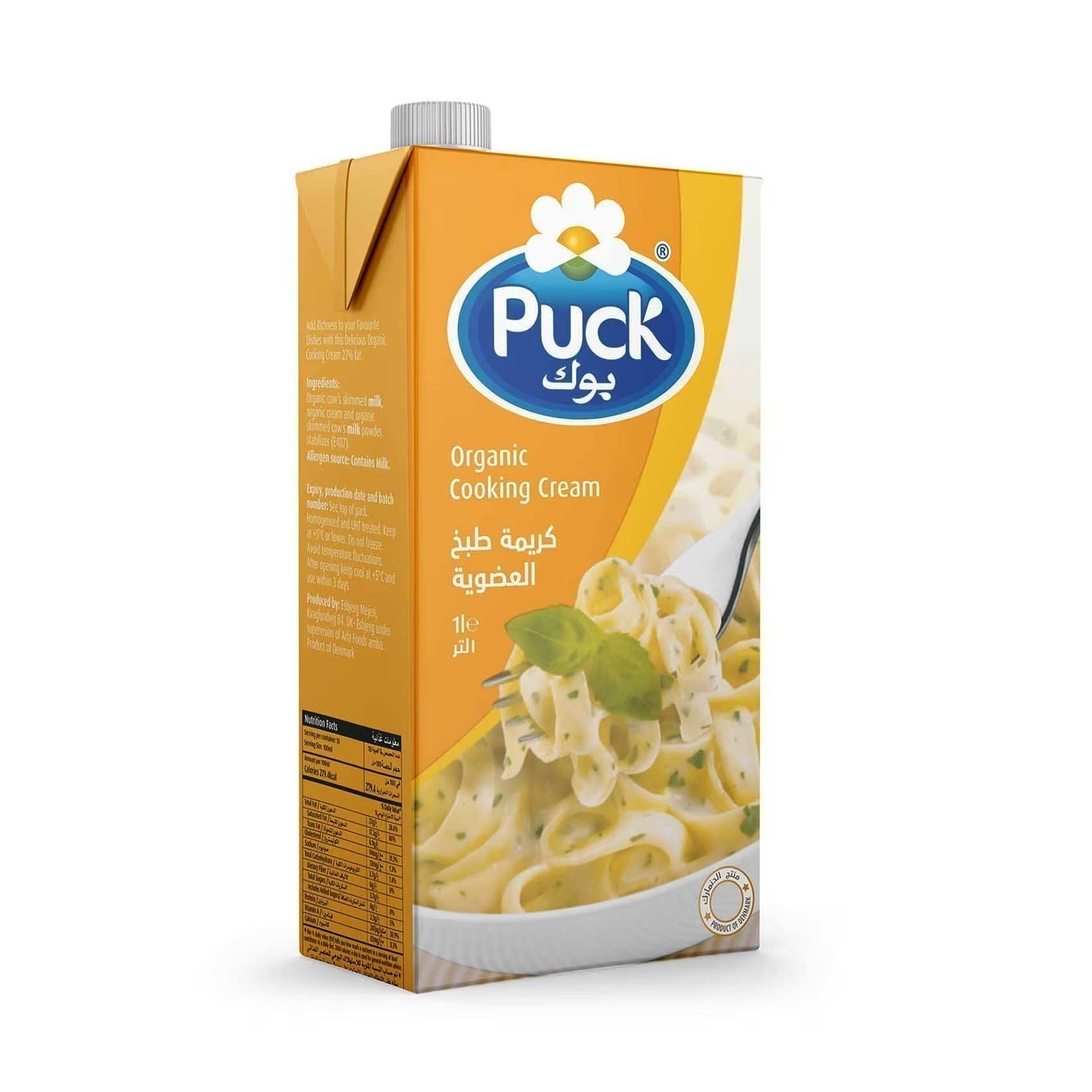 Puck Organic Cooking Cream 1 L